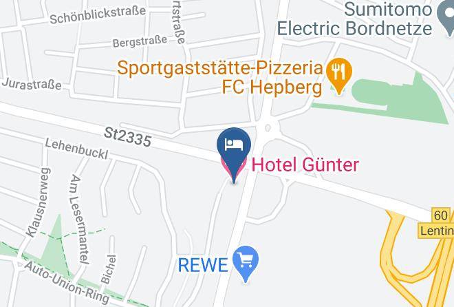 Eichstatt - Hotel Gunter Maps