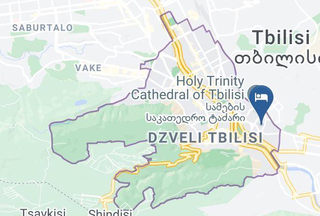 Tbilisi - Hotel Gureli Maps