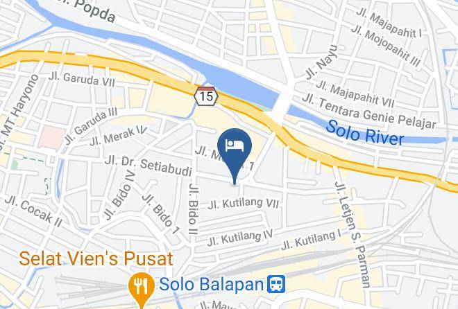 Surakarta - Hotel Gurita Maps