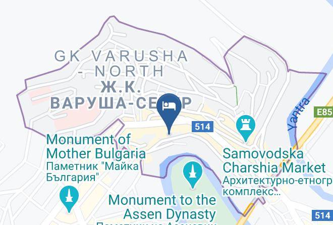 Veliko Tarnovo - Hotel Gurko Maps