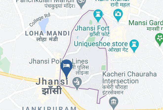 Jhansi - Hotel Guru Kripa Maps