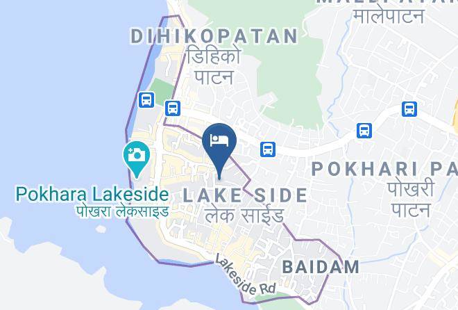 Pokhara - Hotel Guru Lakeside 6 Pokhara Nepal Maps