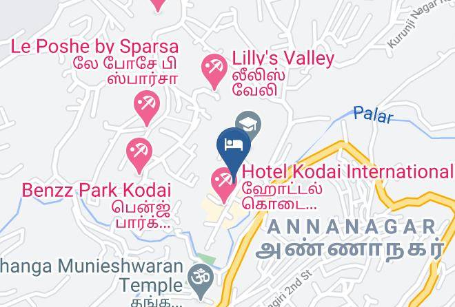 Kodaikanal - Hotel Gurupriya Maps