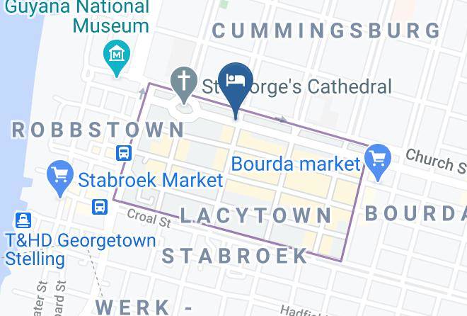 Georgetown - Hotel Guyana International Maps