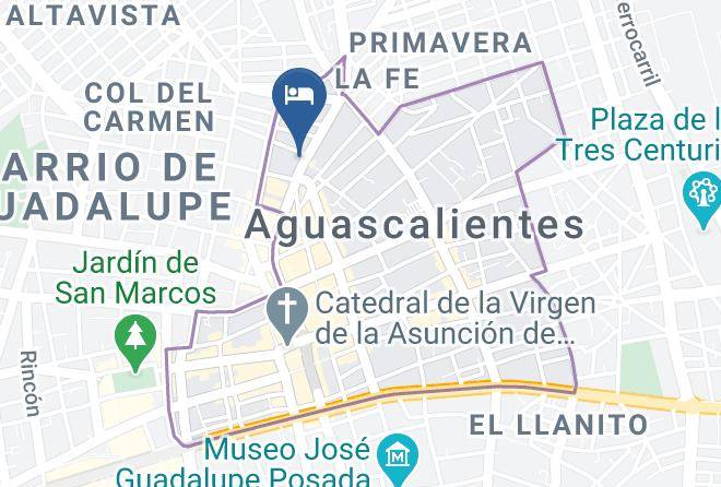 Aguascalientes Aguascalientes City Center - Hotel Gya Boutique Maps
