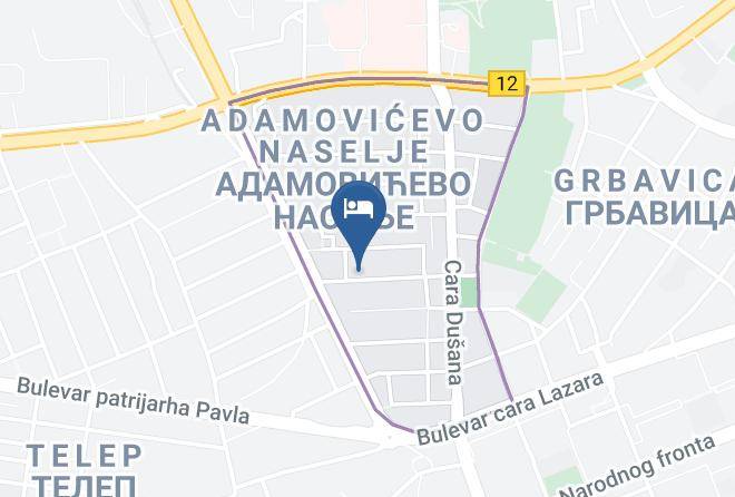 Juzno Backi - Hotel Gymnas Maps