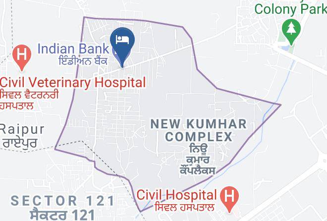 Mohali - Hotel H K Palace Maps