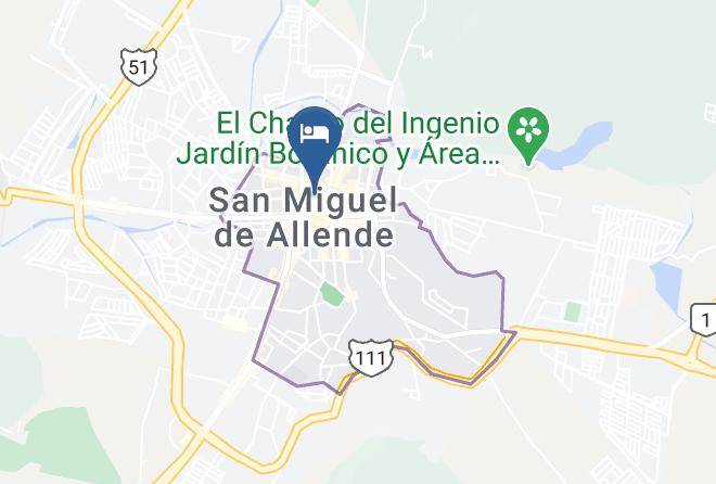 San Miguel De Allende - Hotel H18 Maps