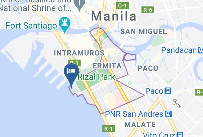 Metro Manila - Hotel H2o Maps