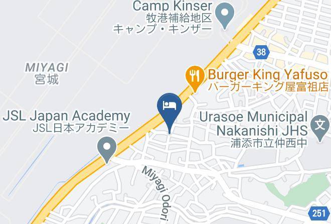 Urasoe City - Hotel Haabesu Okinawa Maps