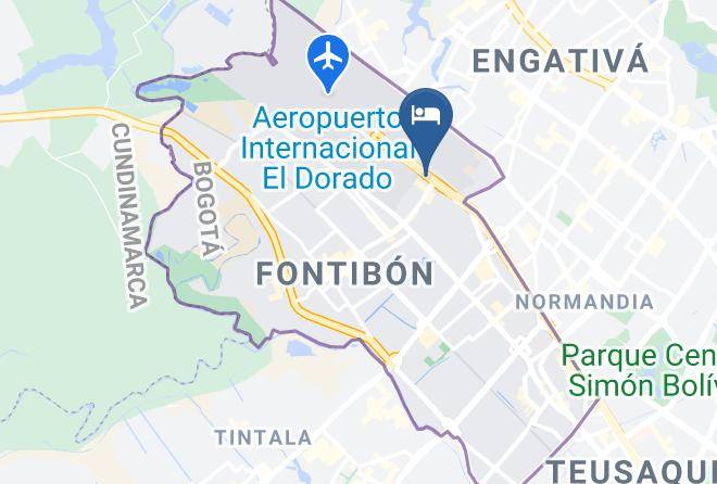 Bogota - Hotel Habitel Maps