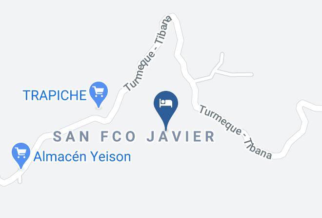 Hotel Hacienda Baza Map - Boyaca - Tibana