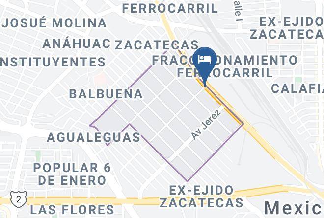 Hotel Hacienda Del Indio Map