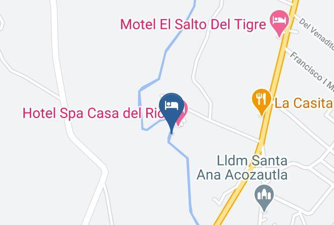 Santa Isabel Cholula - Hotel Hacienda Del Rio Atlixco Maps