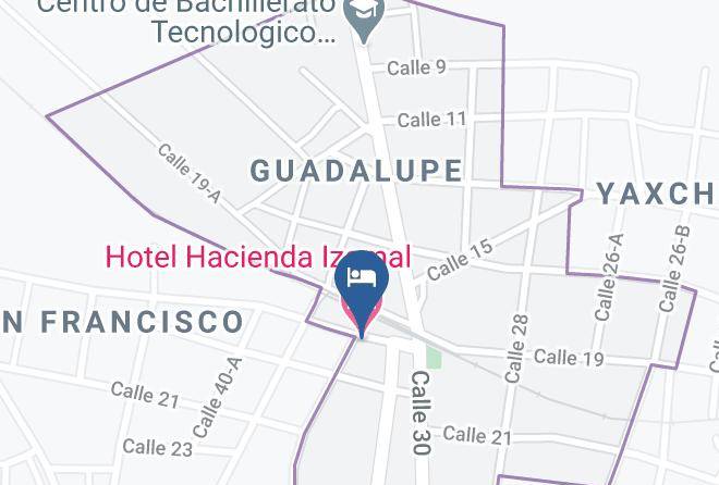 Izamal - Hotel Hacienda Izamal Maps