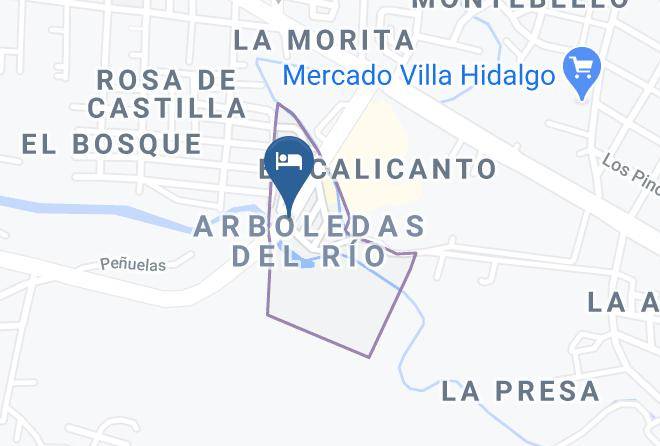 Hidalgo - Hotel Hacienda Los Alamos Maps