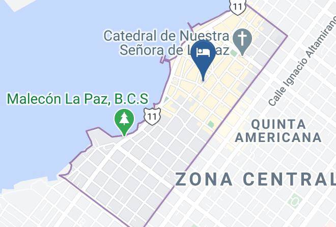 La Paz - Hotel Hacienda San Jose Maps