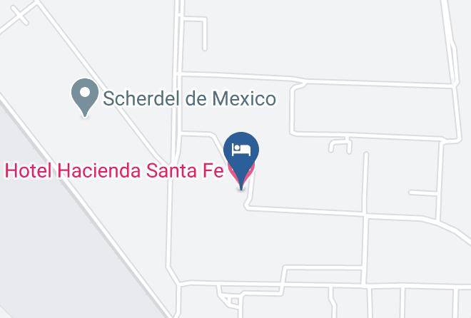 Silao De La Victoria - Hotel Hacienda Santa Fe Maps