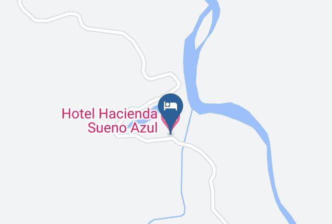 Hotel Hacienda Sueno Azul Map