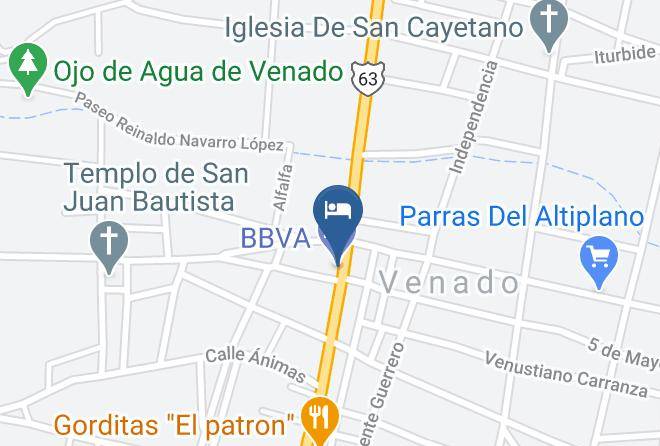 Venado - Hotel Hacienda Maps