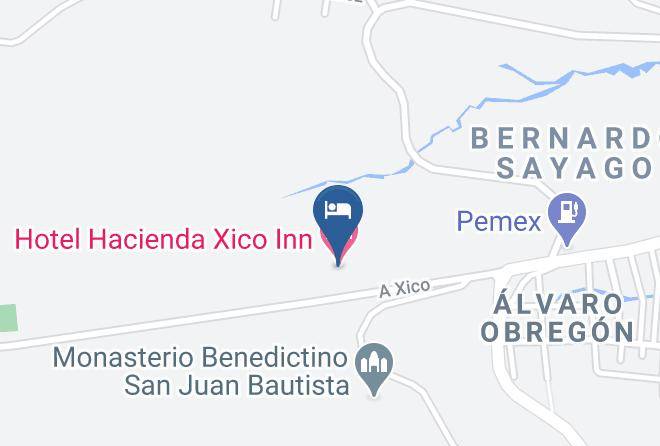 Xico - Hotel Hacienda Xico Inn Maps