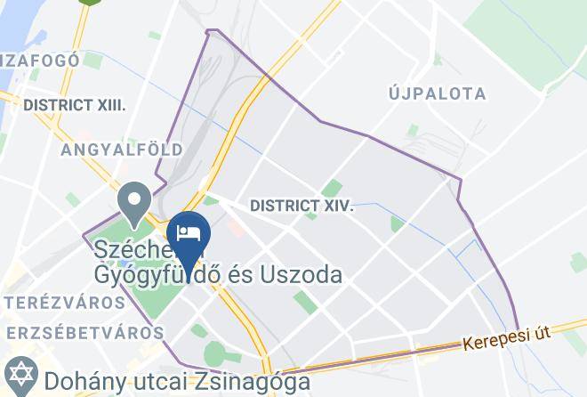 Budapest Zuglo - Hotel Hadik Maps
