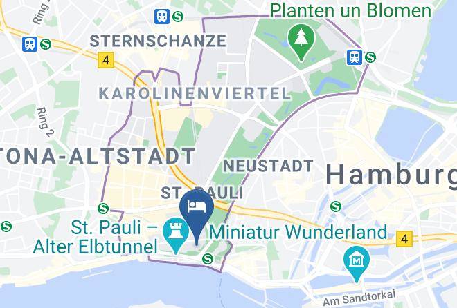 Stadt Hamburg - Hotel Hafen Hamburg Maps