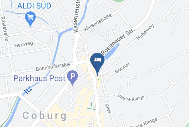 Coburg - Hotel Hahnmuhle 1323 Maps