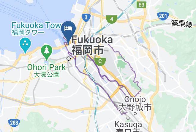 Fukuoka City Hakata Ward - Hotel Hakata Place Maps