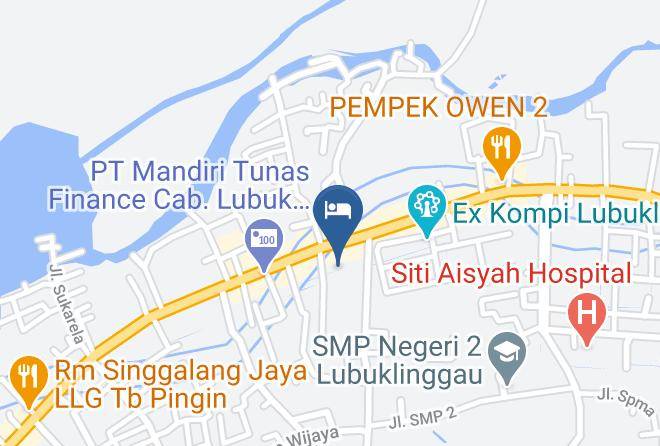 Kota Lubuk Linggau - Hotel Hakmaz Taba Syariah Lubuk Linggau Maps
