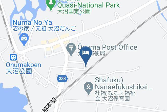 Nanae Townkameda District - Hotel Hakodate Hiromeso Maps