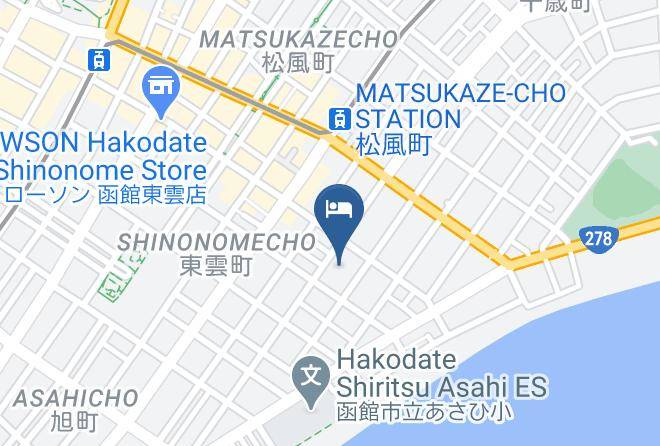 Hakodate City - Hotel Hakodate Royal Maps