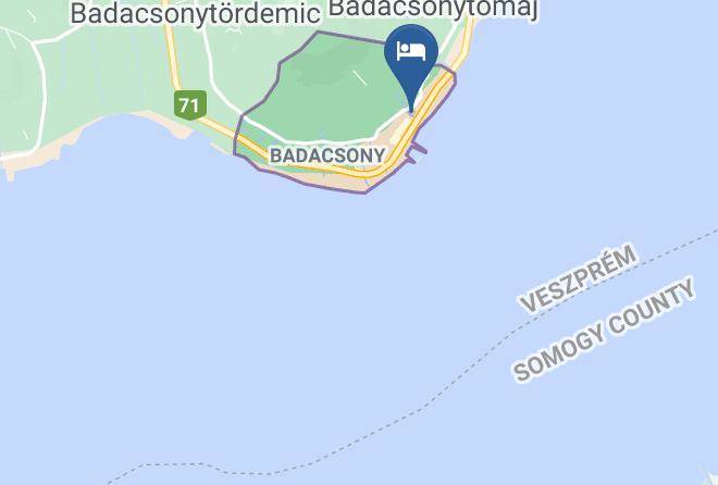 Badacsonytomaj - Hotel Halaszkert Maps
