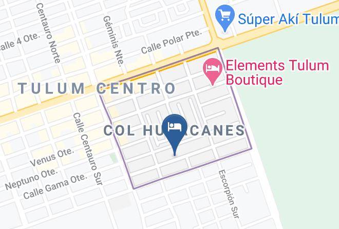 Tulum - Hotel Hal Ha Tulum Maps