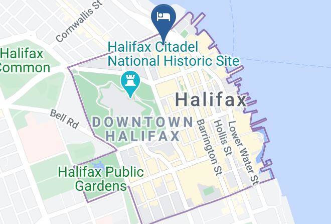Halifax - Hotel Halifax Maps