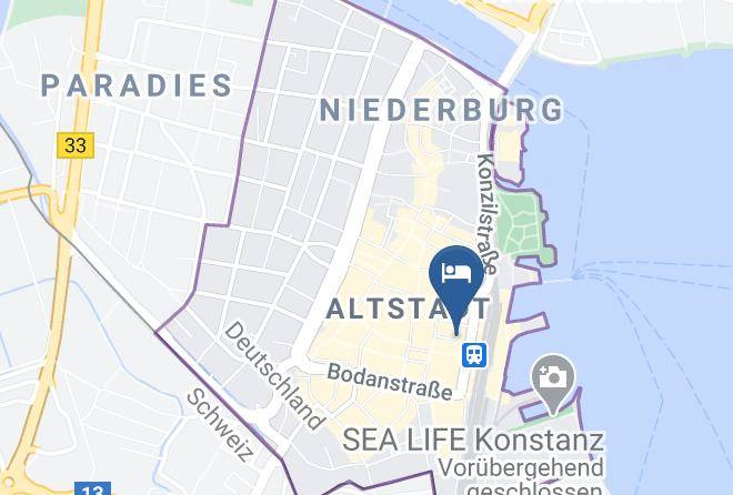 Constance - Hotel Halm Konstanz Maps
