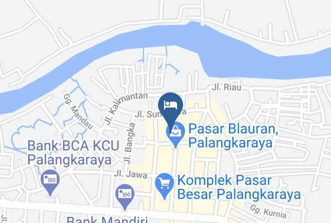 Kota Palangka Raya - Hotel Halmahera Maps