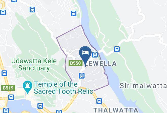 Kandy - Hotel Halona Maps