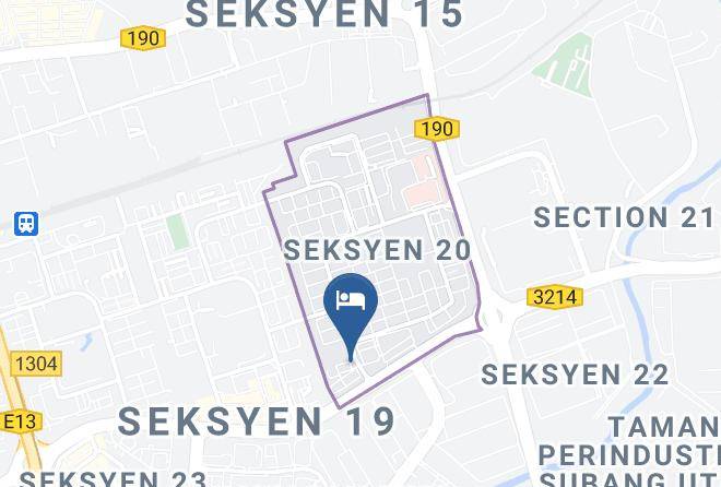 Petaling - Hotel Hamilas Maps