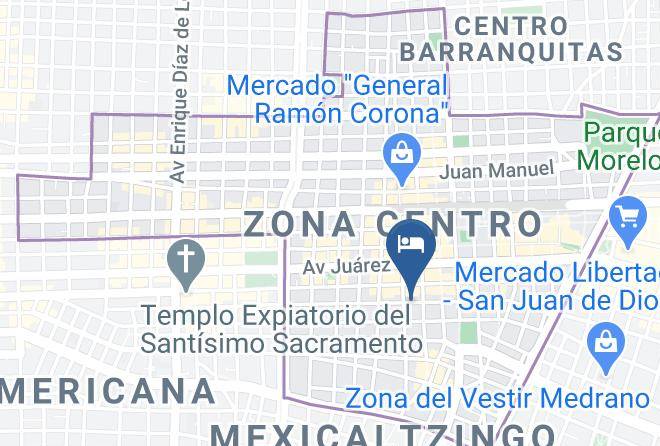 Guadalajara - Hotel Hamilton Guadalajara Maps