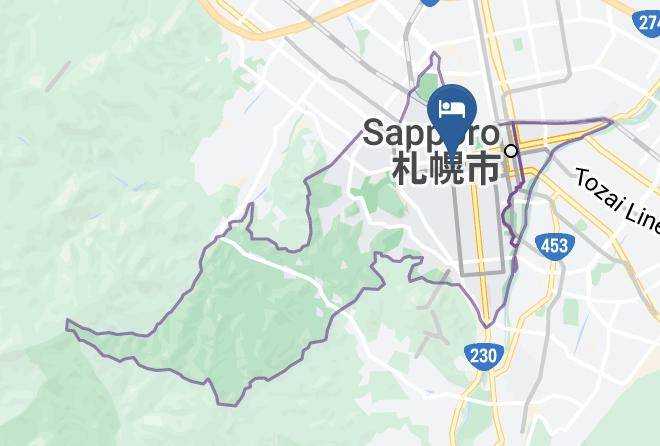 Sapporo City Chuo Ward - Hotel Hamilton Sapporo Maps