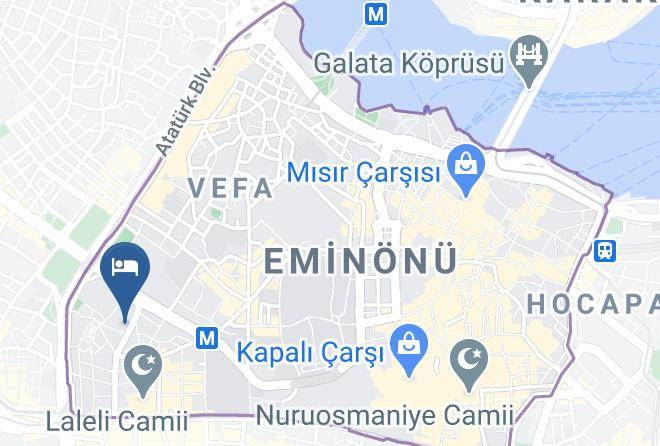 Fatih - Hotel Hamit Maps