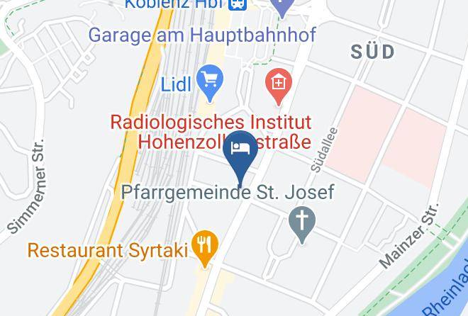 Coblenz - Hotel Hamm Koblenz By Trip Inn Maps