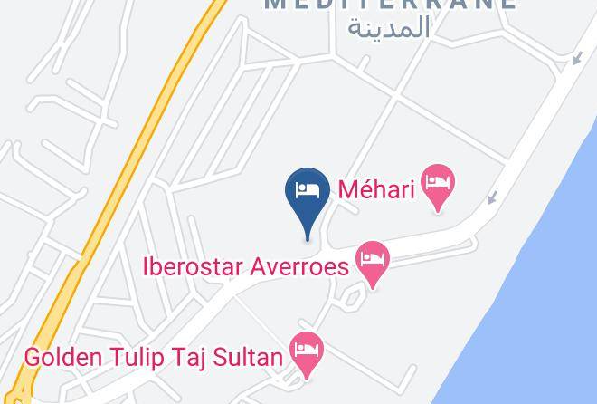 Tunisia - Hotel Hammamet Family Resort Maps