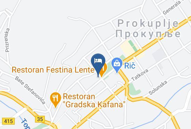 Toplica District - Hotel Hammeum Maps