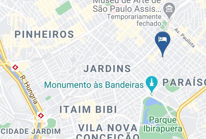 Sao Paulo Jardim Paulista - Hotel Hampton Park Maps