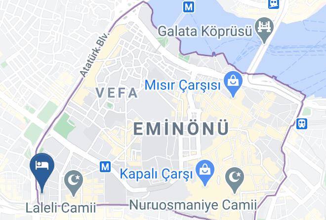 Fatih - Hotel Hamzabey Maps