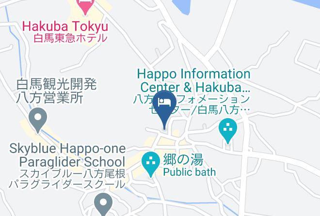 Hakuba Vil Kitaazumi District - Hotel Hana No Sato Maps