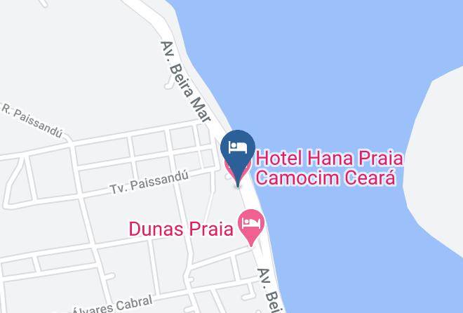 Camocim - Hotel Hana Praia Camocim Ceara Maps