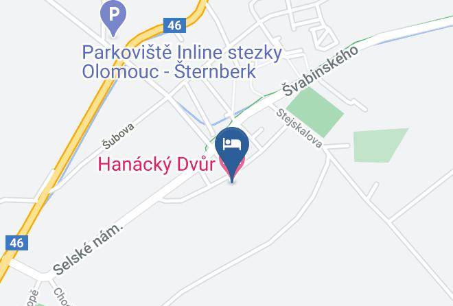 Olomouc - Hanacky Dvur Maps